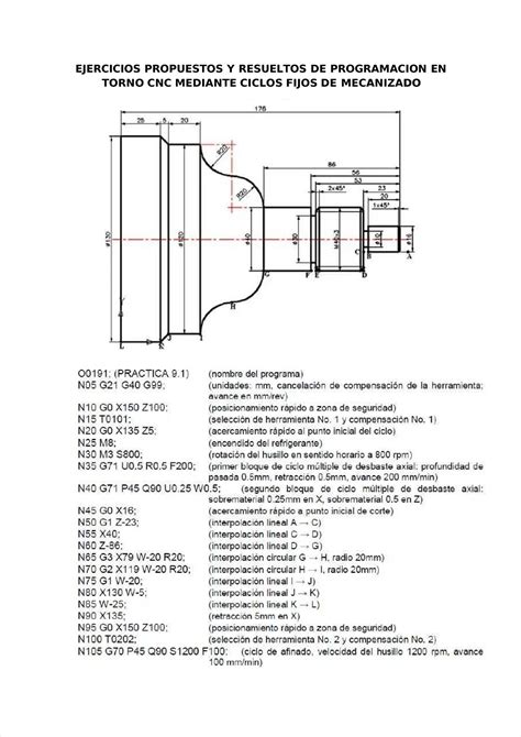 ejercicios de cnc torno resueltos pdf|CNC 8055 .